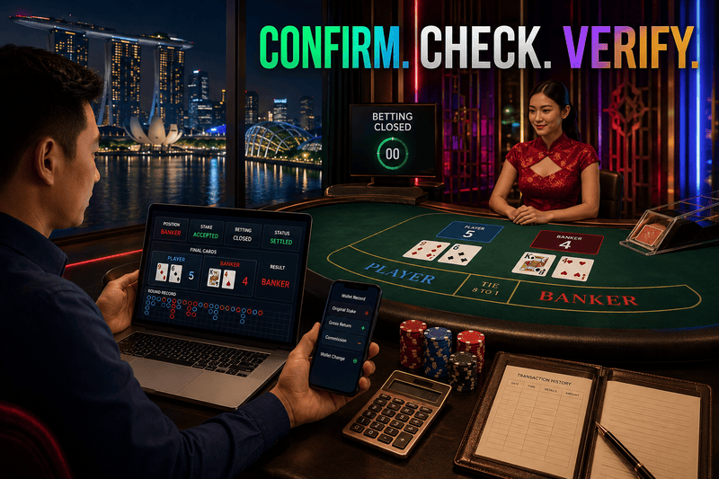 Crown88 live casino accepted bet checked against game history and wallet settlement